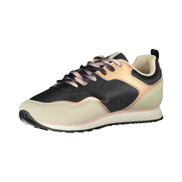 U.S. Polo Assn. - Γυναικεία Sneakers Nobik NOBIK010KCNH3F-BLK-BEI Μαύρο/Μπεζ NOBIK010KCNH3F-BEI
