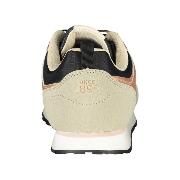 U.S. Polo Assn. - Γυναικεία Sneakers Nobik NOBIK010KCNH3F-BLK-BEI Μαύρο/Μπεζ NOBIK010KCNH3F-BEI