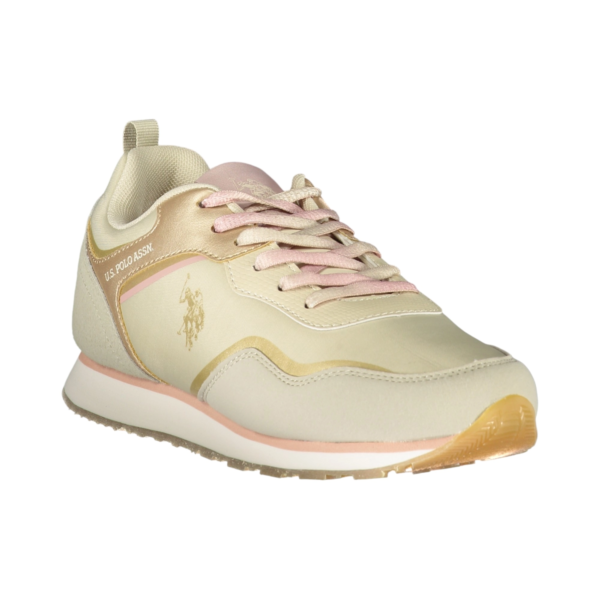 U.S. Polo Assn. - Γυναικεία Sneakers Nobik NOBIK010KCNH3F-LBE Μπεζ NOBIK010KCNH3F-LBE