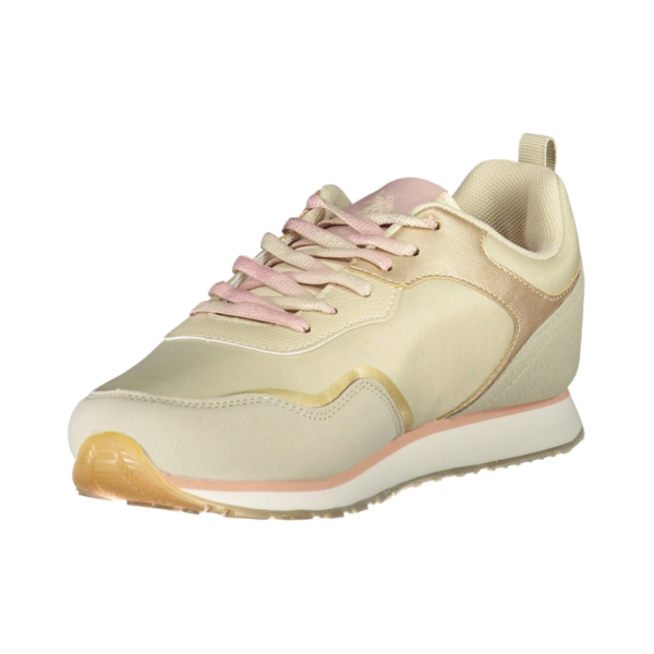 U.S. Polo Assn. - Γυναικεία Sneakers Nobik NOBIK010KCNH3F-LBE Μπεζ NOBIK010KCNH3F-LBE