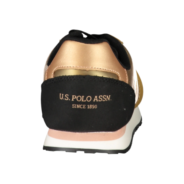 U.S. Polo Assn. - Γυναικεία Sneakers Nobik NOBIK011KCNH2F-BRW Χρυσό NOBIK011KCNH2F-BRW