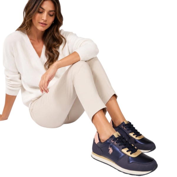 U.S. Polo Assn. - Γυναικεία Sneakers Nobik NOBIK011KCNH2F-DBL Μπλε NOBIK011KCNH2F-DBL