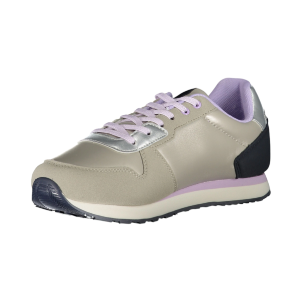 U.S. Polo Assn. - Γυναικεία Sneakers Nobik NOBIK011KCNH2F-SIL Ασημί/Μπεζ NOBIK011KCNH2F-SIL