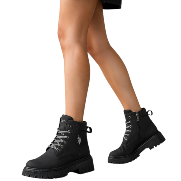 U.S. Polo Assn. - Γυναικεία Αρβυλάκια AMBRA002WGHY1-BLK Μαύρο AMBRA002WGHY1-BLK