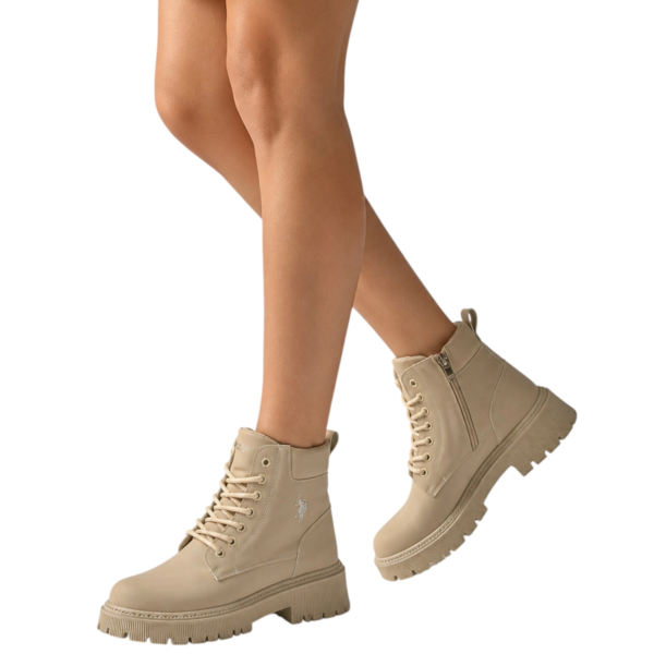 U.S. Polo Assn. - Γυναικεία Αρβυλάκια AMBRA002WGHY1-LBE Μπεζ AMBRA002WGHY1-LBE