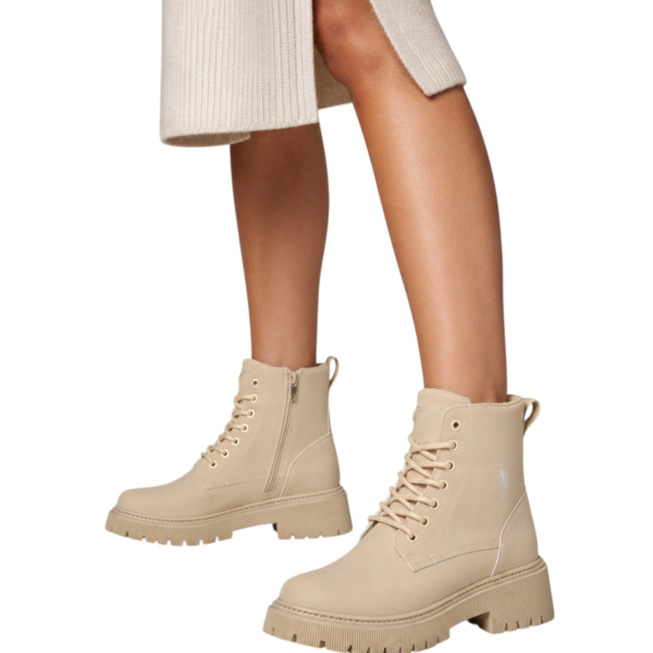 U.S. Polo Assn. - Γυναικεία Αρβυλάκια AMBRA002WGHY1-LBE Μπεζ AMBRA002WGHY1-LBE