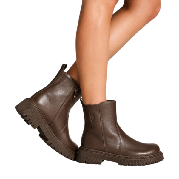 U.S. Polo Assn. - Γυναικεία Αρβυλάκια AMBRA003WGY1-DBR Καφέ AMBRA003WGY1-DBR