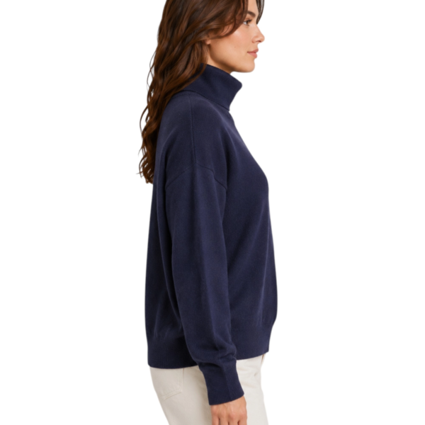 U.S. Polo Assn. - Γυναικείο Πουλόβερ Ζιβάγκο 63443-52631-179 Μπλε Ναυτικό 63443-52631-179