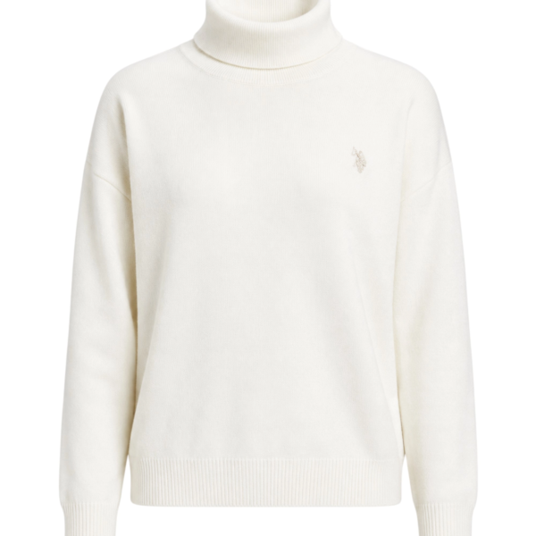 U.S. Polo Assn. - Γυναικείο Πουλόβερ Ζιβάγκο 63443-52631-101 Λευκό 63443-52631-101