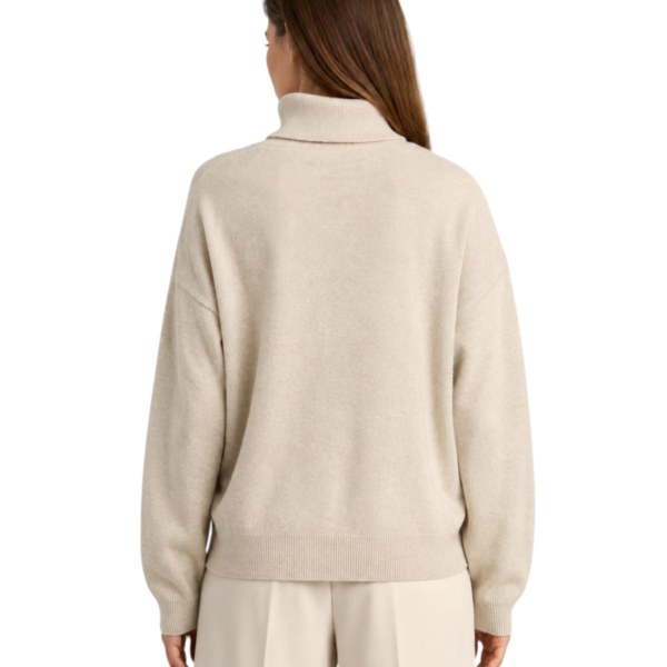 U.S. Polo Assn. - Γυναικείο Πουλόβερ Ζιβάγκο 63443-52631-362 Εκρού 63443-52631-362