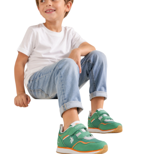 U.S. Polo Assn. - Παιδικά Sneakers NOBIK009K3NH1-MIL-O Πράσινο NOBIK009K3NH1-MIL-O