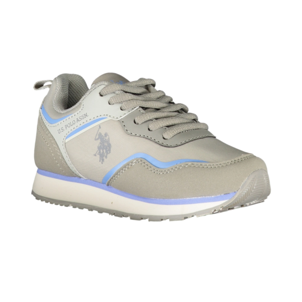 U.S. Polo Assn. - Παιδικά Sneakers Nobik NOBIK010KCNH4-LGR Γκρι NOBIK010KCNH4-LGR