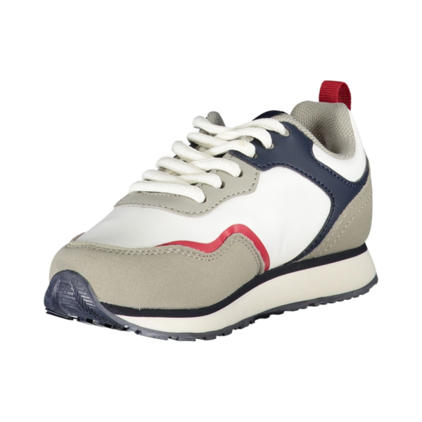 U.S. Polo Assn. - Παιδικά Sneakers Nobik NOBIK010KCNH4-WHI-LGR Λευκό/Μπλε NOBIK010KCNH4-WHI-LGR