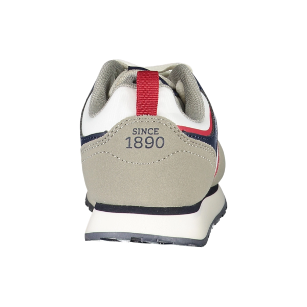 U.S. Polo Assn. - Παιδικά Sneakers Nobik NOBIK010KCNH4-WHI-LGR Λευκό/Μπλε NOBIK010KCNH4-WHI-LGR