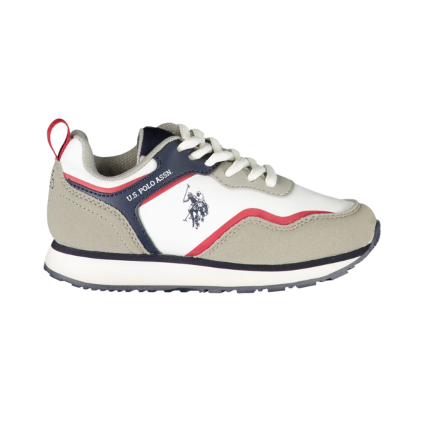 U.S. Polo Assn. - Παιδικά Sneakers Nobik NOBIK010KCNH4-WHI-LGR Λευκό/Μπλε