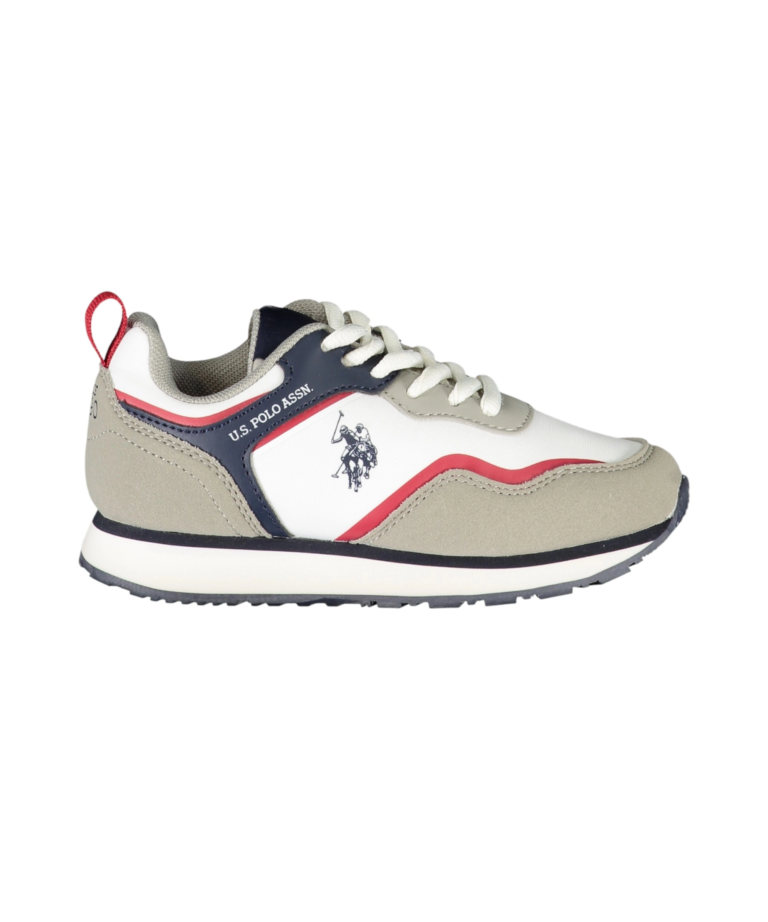 U.S. Polo Assn. - Παιδικά Sneakers Nobik NOBIK010KCNH4-WHI-LGR Λευκό/Μπλε