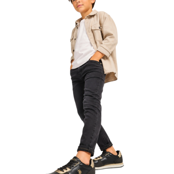 U.S. Polo Assn. - Παιδικά Sneakers Nobik NOBIK011KCNH2-BLK Μαύρο NOBIK011KCNH2-BLK