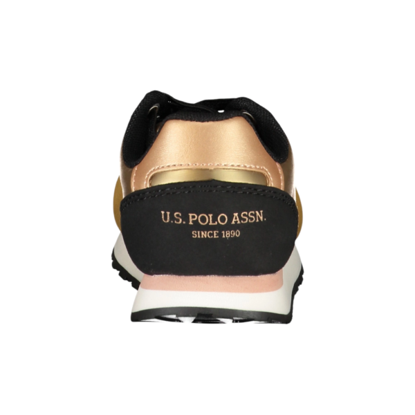 U.S. Polo Assn. - Παιδικά Sneakers Nobik NOBIK011KCNH2-BRW Χρυσό NOBIK011KCNH2-BRW