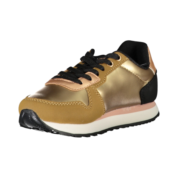 U.S. Polo Assn. - Παιδικά Sneakers Nobik NOBIK011KCNH2-BRW Χρυσό NOBIK011KCNH2-BRW