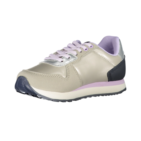 U.S. Polo Assn. - Παιδικά Sneakers Nobik NOBIK011KCNH2-SIL Ασημί/Μπεζ NOBIK011KCNH2-SIL