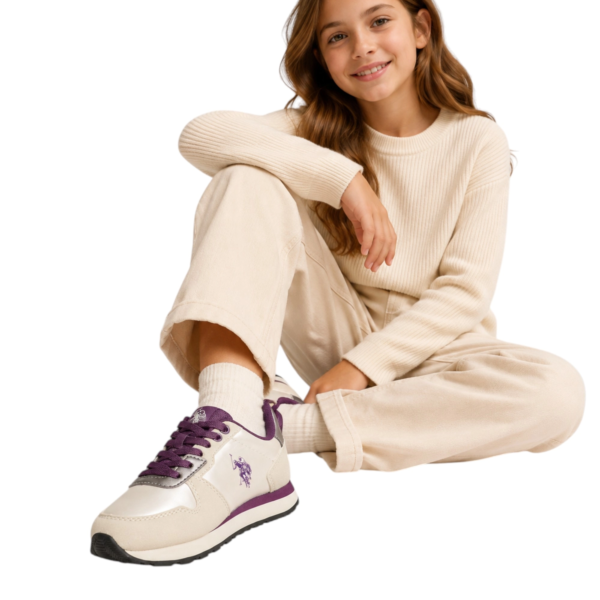 U.S. Polo Assn. - Παιδικά Sneakers Nobik NOBIK011KCNH2-WHI Λευκό NOBIK011KCNH2-WHI