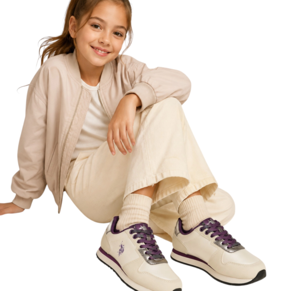 U.S. Polo Assn. - Παιδικά Sneakers Nobik NOBIK011KCNH2-WHI Λευκό NOBIK011KCNH2-WHI