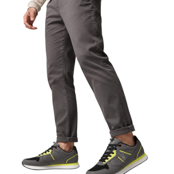 U.S. Polo Assn. - Ανδρικά Sneakers Nobil NOBIL004MBYM1-GR Γκρι NOBIL004MBYM1-GR