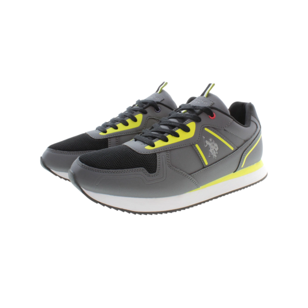 U.S. Polo Assn. - Ανδρικά Sneakers Nobil NOBIL004MBYM1-GR Γκρι NOBIL004MBYM1-GR