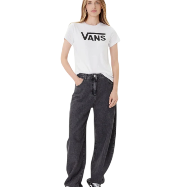Vans - Γυναικείο Κοντομάνικο T-Shirt Wm Flying V Crew Tee VN0A3UP4-WHT Λευκό VN0A3UP4-WHT