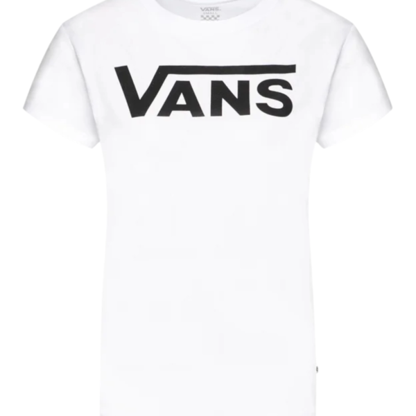Vans - Γυναικείο Κοντομάνικο T-Shirt Wm Flying V Crew Tee VN0A3UP4-WHT Λευκό VN0A3UP4-WHT