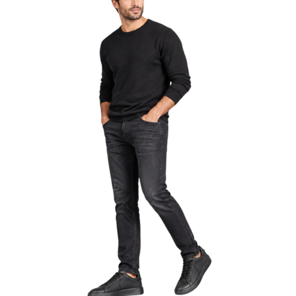 Blauer - Ανδρικά Sneakers F6BUCK13NUB-BLK Μαύρο F6BUCK13NUB-BLK