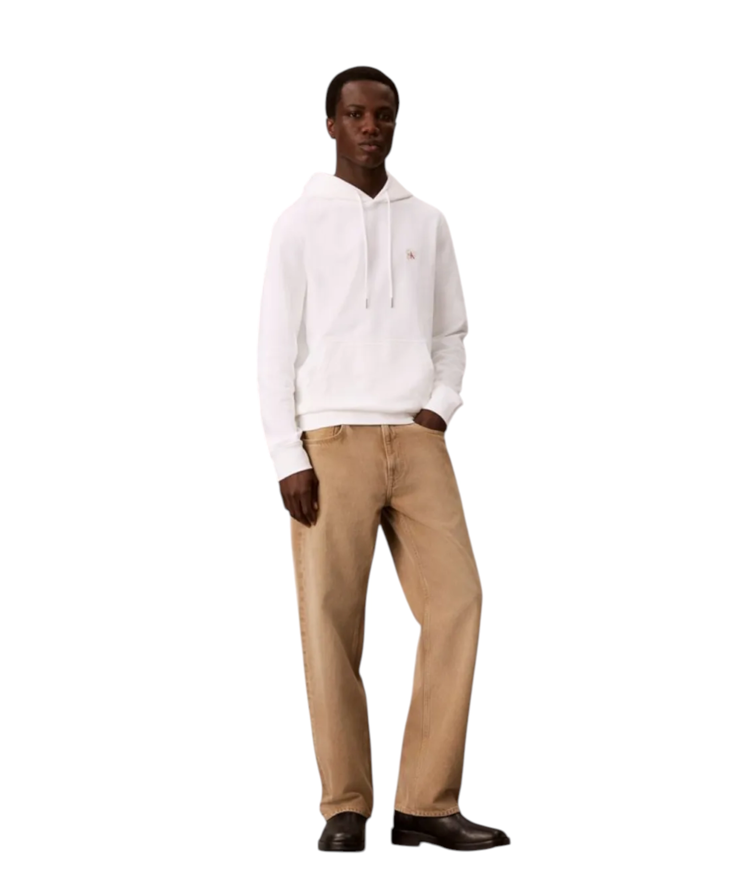 Calvin Klein – Ανδρική Μακρυμάνικη Φούτερ French Terry Woven Label Hoodie LV04RG269G-YAF Λευκό (1) Calvin Klein - Ανδρική Μακρυμάνικη Φούτερ French Terry Woven Label Hoodie LV04RG269G-YAF Λευκό LV04RG269G-YAF