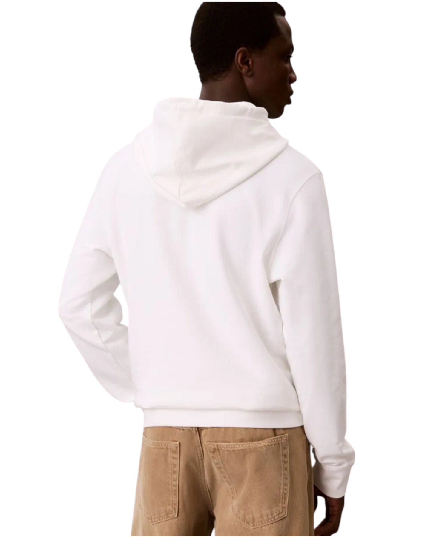 Calvin Klein – Ανδρική Μακρυμάνικη Φούτερ French Terry Woven Label Hoodie LV04RG269G-YAF Λευκό (4) Calvin Klein - Ανδρική Μακρυμάνικη Φούτερ French Terry Woven Label Hoodie LV04RG269G-YAF Λευκό LV04RG269G-YAF
