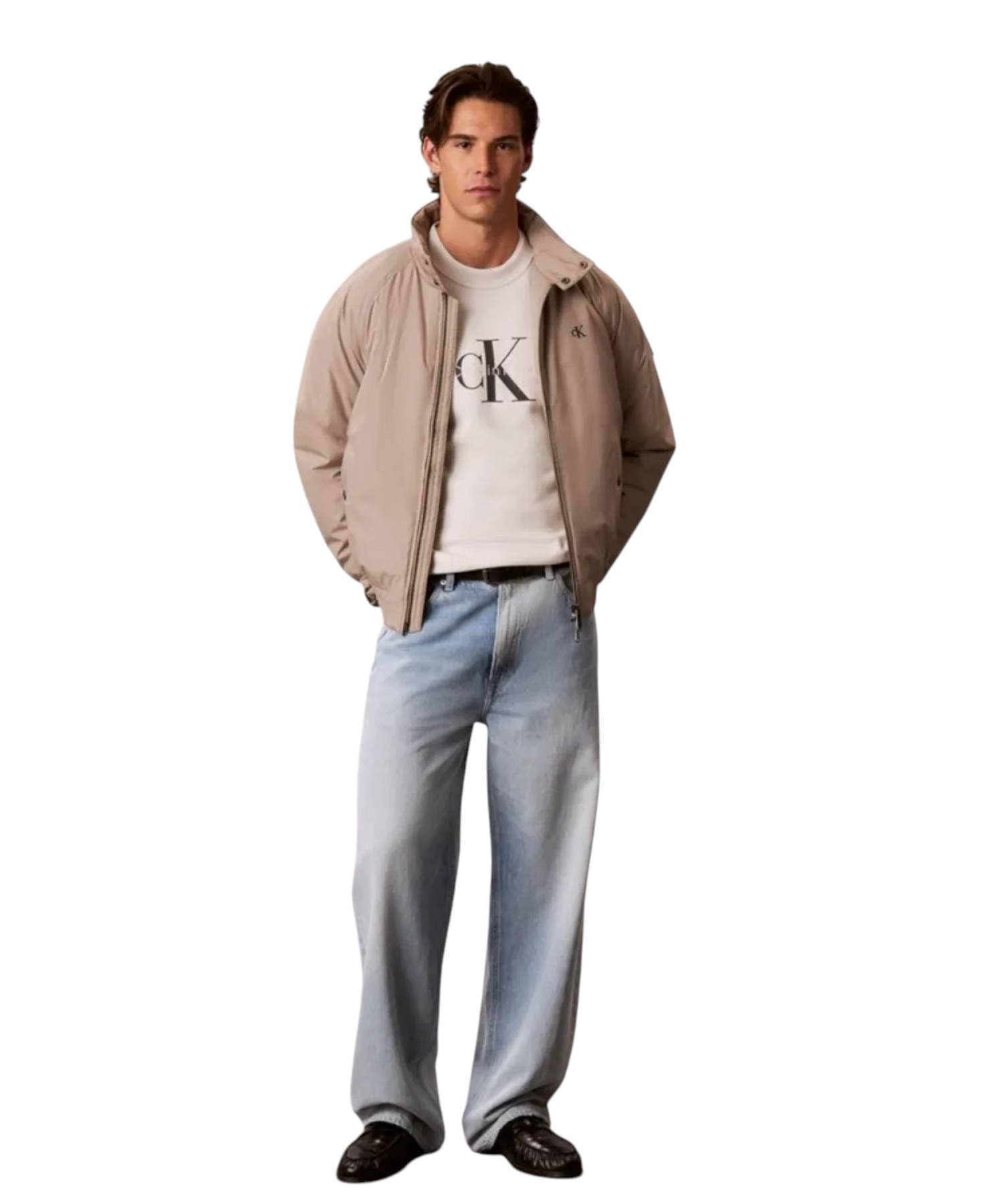 Calvin Klein – Ανδρική Μακρυμάνικη Φούτερ Non-Brushed LV04RG278G-YAS Εκρού (2) Calvin Klein - Ανδρική Μακρυμάνικη Φούτερ Non-Brushed LV04RG278G-YAS Εκρού LV04RG278G-YAS