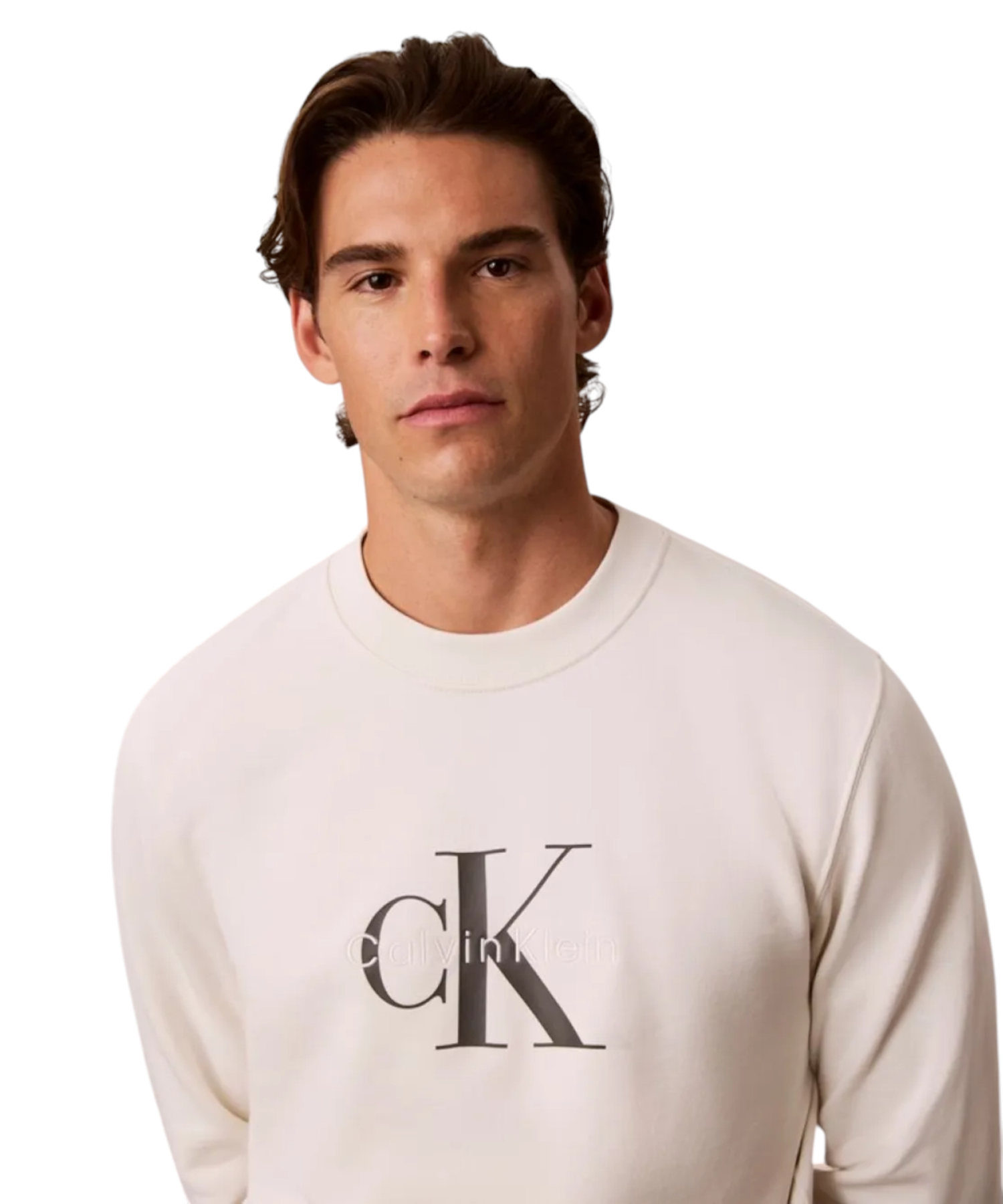 Calvin Klein – Ανδρική Μακρυμάνικη Φούτερ Non-Brushed LV04RG278G-YAS Εκρού (3) Calvin Klein - Ανδρική Μακρυμάνικη Φούτερ Non-Brushed LV04RG278G-YAS Εκρού LV04RG278G-YAS