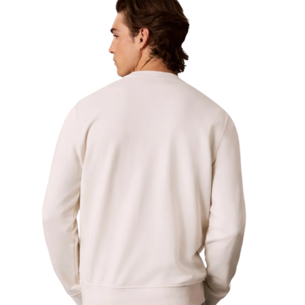 Calvin Klein - Ανδρική Μακρυμάνικη Φούτερ Non-Brushed LV04RG278G-YAS Εκρού LV04RG278G-YAS