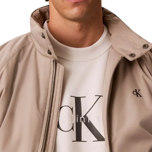 Calvin Klein - Ανδρική Μακρυμάνικη Φούτερ Non-Brushed LV04RG278G-YAS Εκρού LV04RG278G-YAS