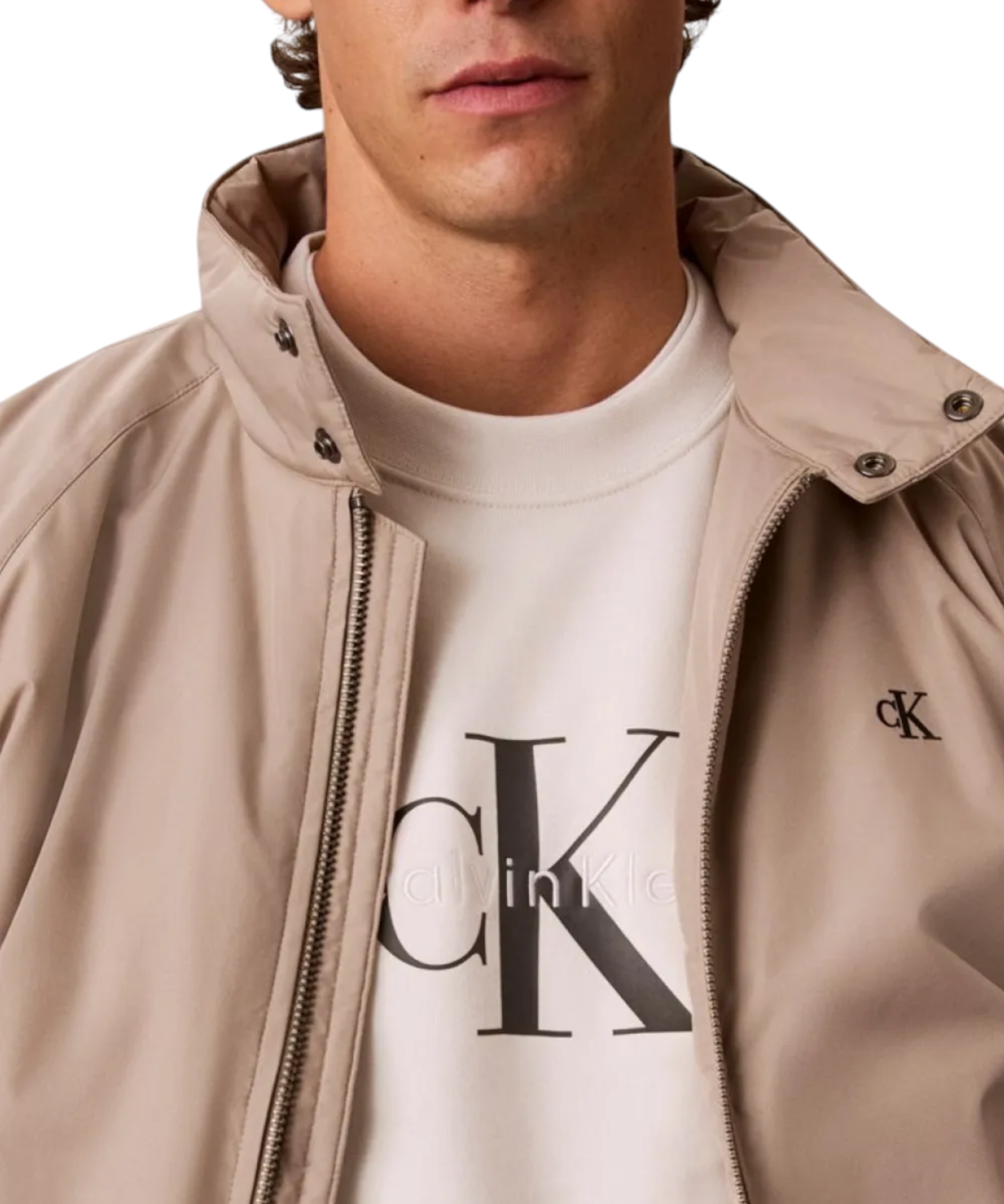 Calvin Klein – Ανδρική Μακρυμάνικη Φούτερ Non-Brushed LV04RG278G-YAS Εκρού (5) Calvin Klein - Ανδρική Μακρυμάνικη Φούτερ Non-Brushed LV04RG278G-YAS Εκρού LV04RG278G-YAS