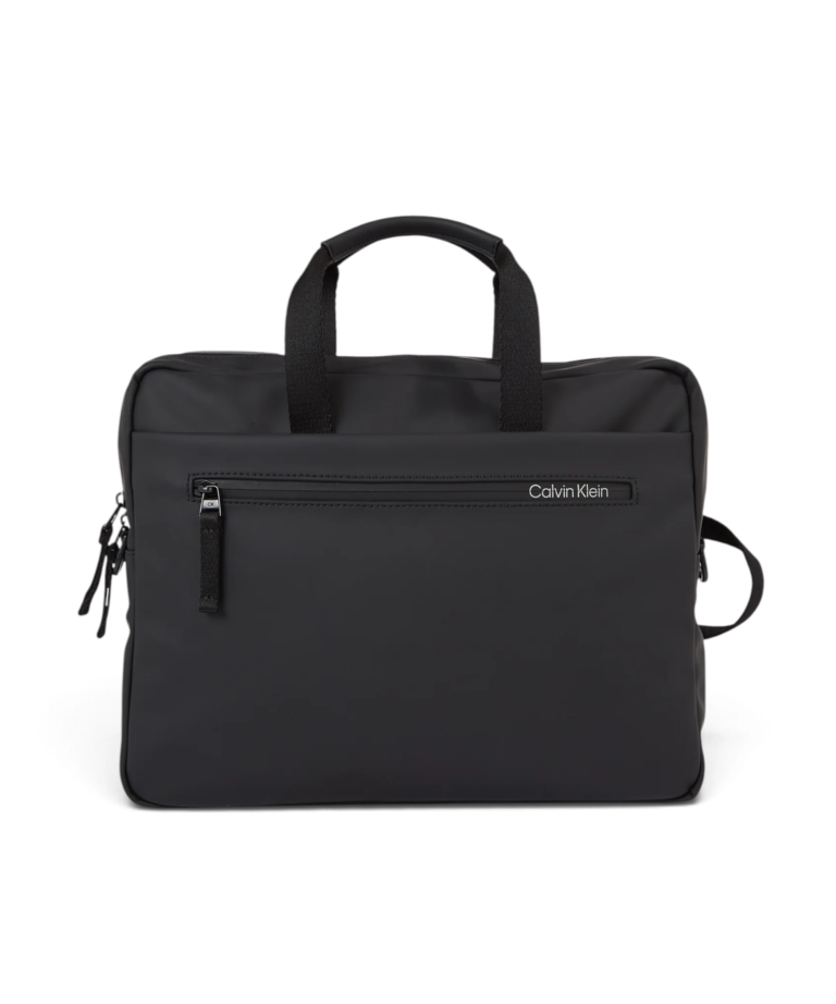 Calvin Klein - Ανδρική Τσάντα Laptop Rubberized Slim Conv Laptop K50K510796-BAX Μαύρο