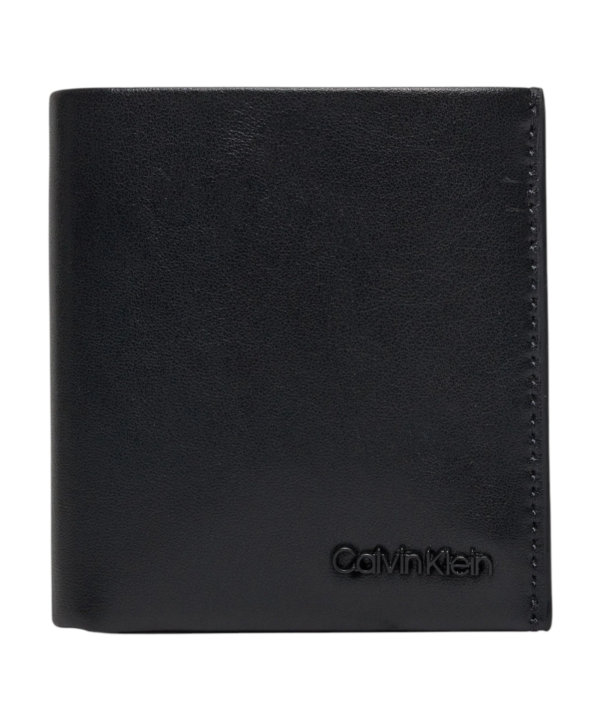 Calvin Klein - Ανδρικό Δερμάτινο Πορτοφόλι Minimal Focus Trifold 6Cc W/Coin K50K511270-BEH Μαύρο