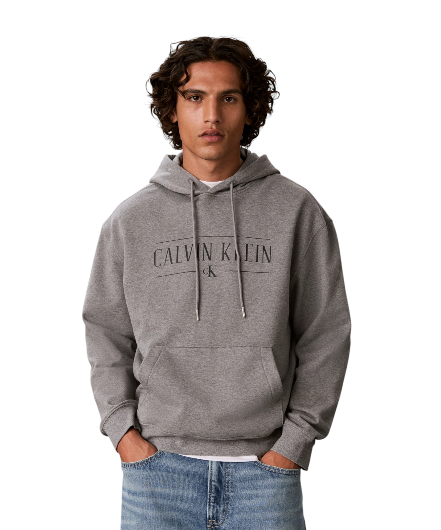 Calvin Klein - Ανδρικό Μακρυμάνικο Φούτερ Varsity Logo Relaxed Fit LV04RH238G-P7E Γκρι (2) Calvin Klein - Ανδρικό Μακρυμάνικο Φούτερ Varsity Logo Relaxed Fit LV04RH238G-P7E Γκρι LV04RH238G-P7E
