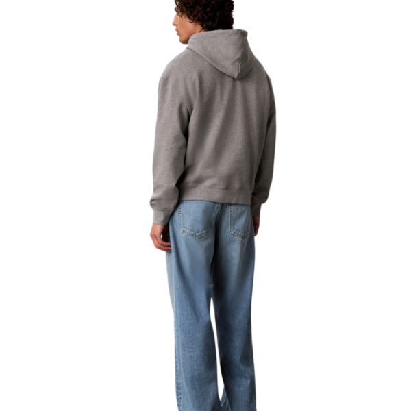 Calvin Klein - Ανδρικό Μακρυμάνικο Φούτερ Varsity Logo Relaxed Fit LV04RH238G-P7E Γκρι LV04RH238G-P7E