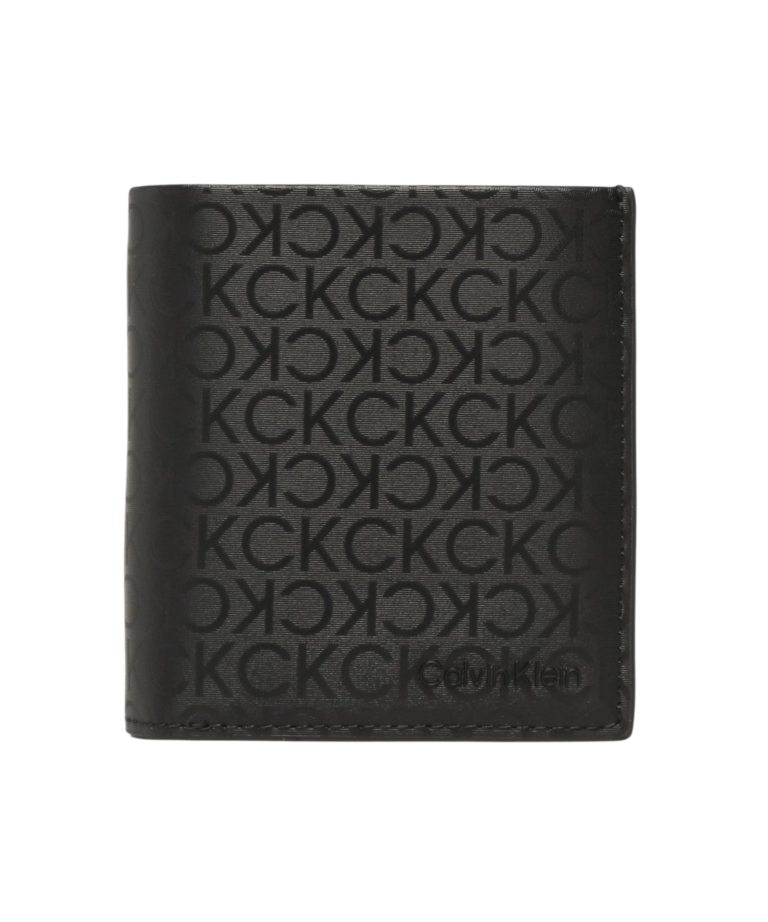 Calvin Klein - Ανδρικό Πορτοφόλι Daily Tech Trifold 6Cc W/Magcoin K50K510196-011 Μαύρο