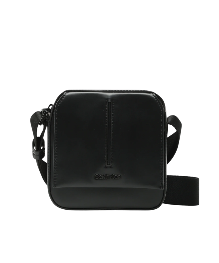 Calvin Klein - Ανδρικό Τσαντάκι Ώμου / Χιαστί Ck Median Cube Reporter K50K510251-BAX Μαύρο