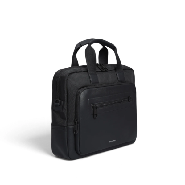 Calvin Klein - Ανδρικός Χαρτοφύλακας-Τσάντα Laptop Ck Elevated K50K511224-BEH Μαύρο K50K511224-BEH