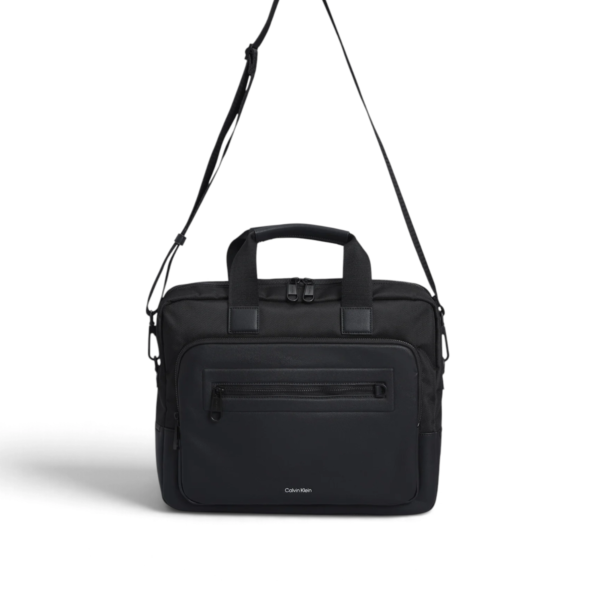 Calvin Klein - Ανδρικός Χαρτοφύλακας-Τσάντα Laptop Ck Elevated K50K511224-BEH Μαύρο K50K511224-BEH