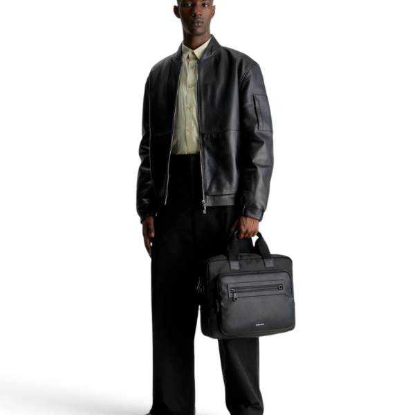 Calvin Klein - Ανδρικός Χαρτοφύλακας-Τσάντα Laptop Ck Elevated K50K511224-BEH Μαύρο K50K511224-BEH