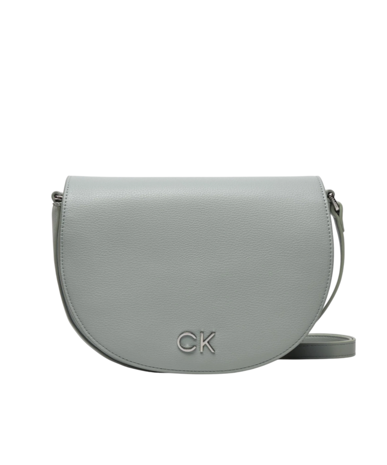 Calvin Klein - Γυναικεία Τσάντα Ώμου Daily Saddle K60K611679-PEB Γκρι