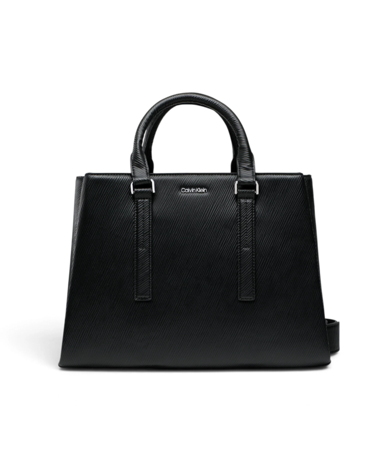 Calvin Klein - Γυναικεία Τσάντα Ώμου/Χειρός Elevated Tote Md Saffiano K60K610195-BAX Μαύρο