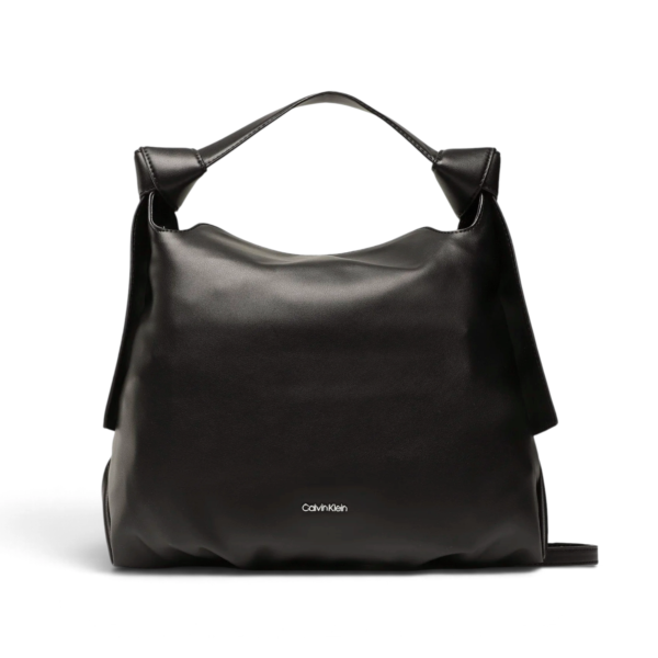 Calvin Klein - Γυναικεία Τσάντα Ώμου/Χειρός Soft Nappa Crossbody Textile K60K610166-BAX Μαύρο